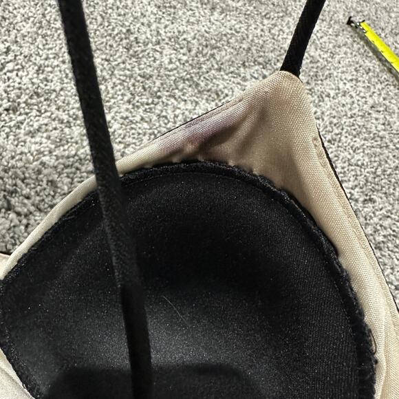 DAVID MEISTER Black Spaghetti Strap Padded Black Dress, Size 4 - Picture 7 of 11